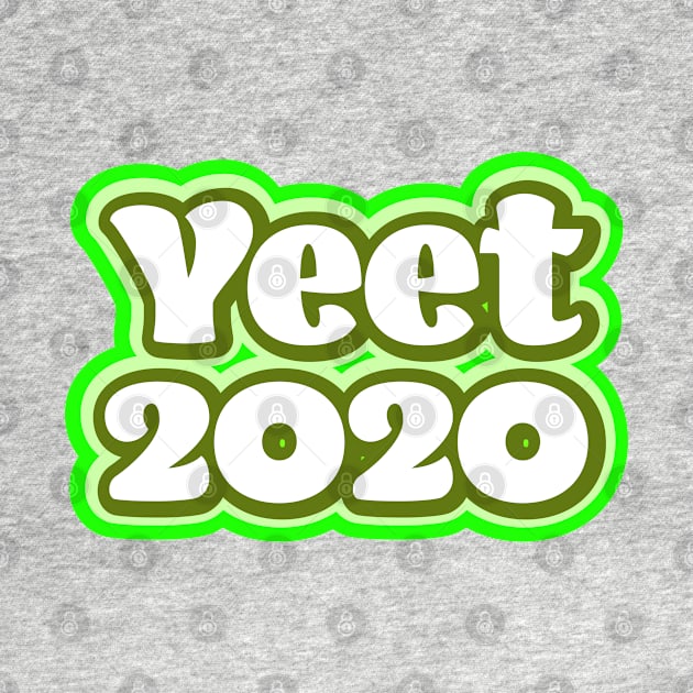 Yeet 2020 - Retro Green by Jitterfly